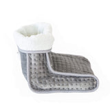 Electric Heaters: Plush flannel fleece Foot Warmer with 4 Temperature Settings