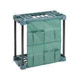 Storage Boxes: Organising Storage Rack for Garden Tools (Green) & Keep the Shed Tidy