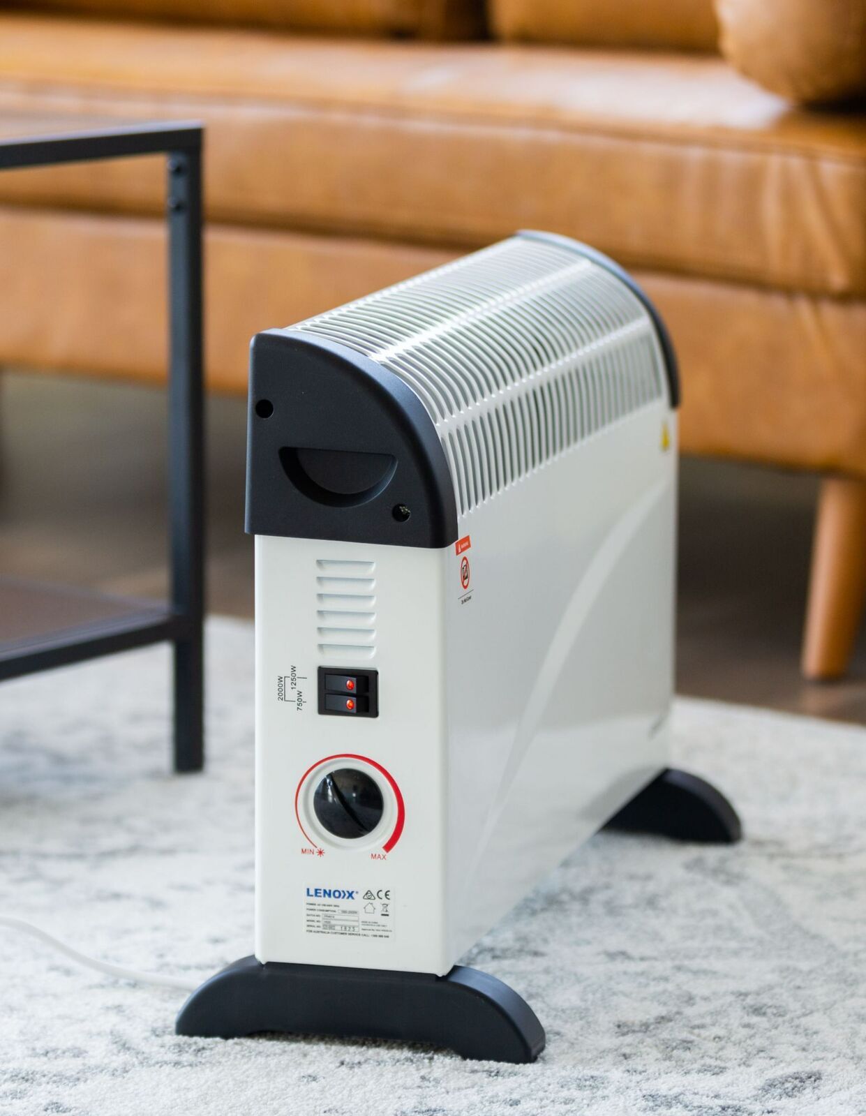 Electric Heaters: Portable Convector Heater  2000W, 3 Heat Settings
