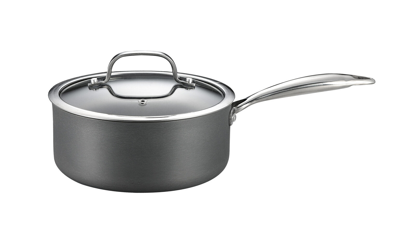Skillets & Frying Pans: 8-Piece Cookware Set with Non-stick Coating and Glass Lids