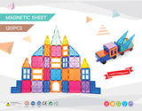 120 Pcs non-toxic STEM Educational, Durable Magnetic Tiles/Puzzle with Storage Bag