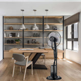 Evaporative Coolers: Freestanding Air Cooling Fan w/Misting Water Spray, W40cm, H1.2m + RC