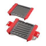 Skillets & Frying Pans: Compact Microwave Sandwich Maker Non-Stick Grill Plates for Quick Meals at Home, Work, or Travel