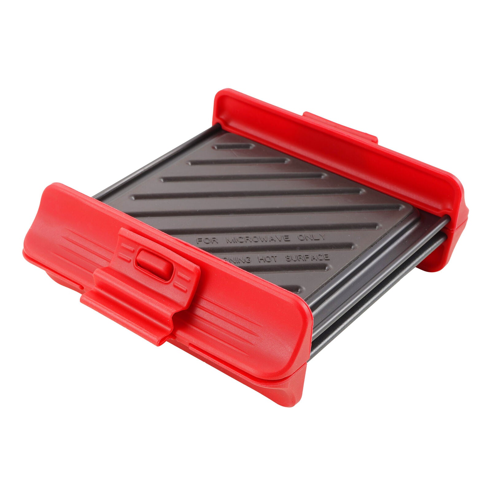 Skillets & Frying Pans: Compact Microwave Sandwich Maker Non-Stick Grill Plates for Quick Meals at Home, Work, or Travel