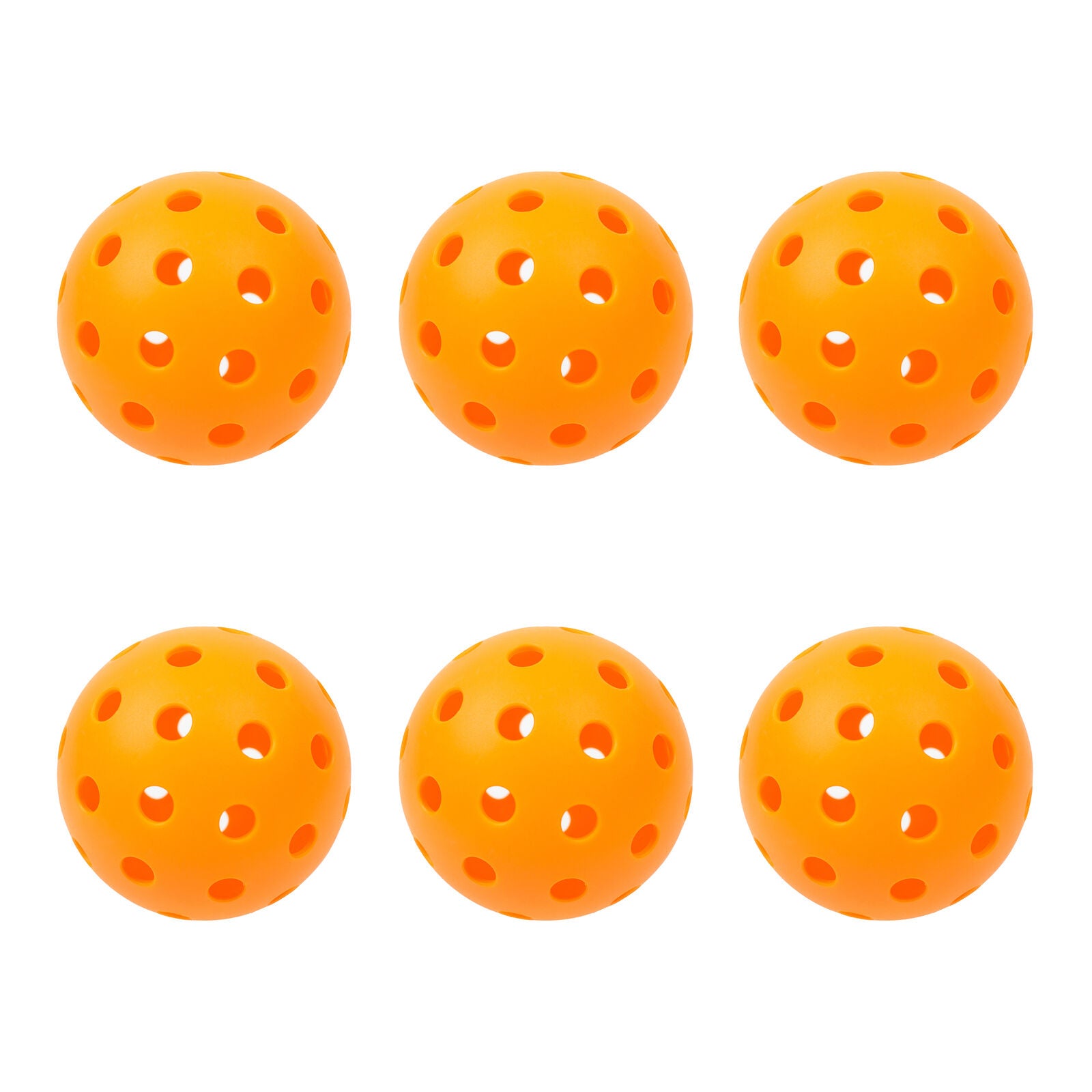 Pickleball: Precision Aerodynamic 40 Hole Design Pickleball Ball - 6 pack