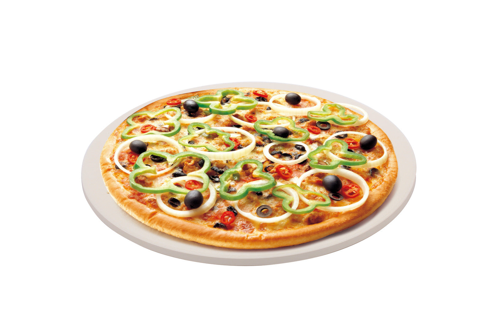 Kitchen Utensils: Heat-Resistant BBQ Pizza Stone - 33cm