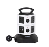 Powerboards & Adapters: Tower Power Board with 6 Outlets + 2X USB A & 2X USB C