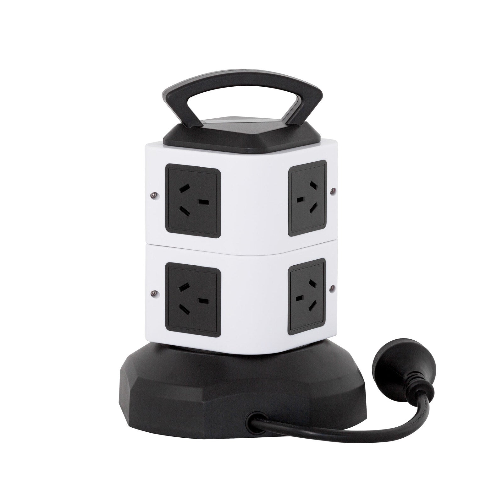 Powerboards & Adapters: Tower Power Board with 6 Outlets + 2X USB A & 2X USB C