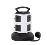 Powerboards & Adapters: Tower Power Board with 6 Outlets + 2X USB A & 2X USB C