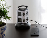 Powerboards & Adapters: Tower Power Board with 6 Outlets + 2X USB A & 2X USB C