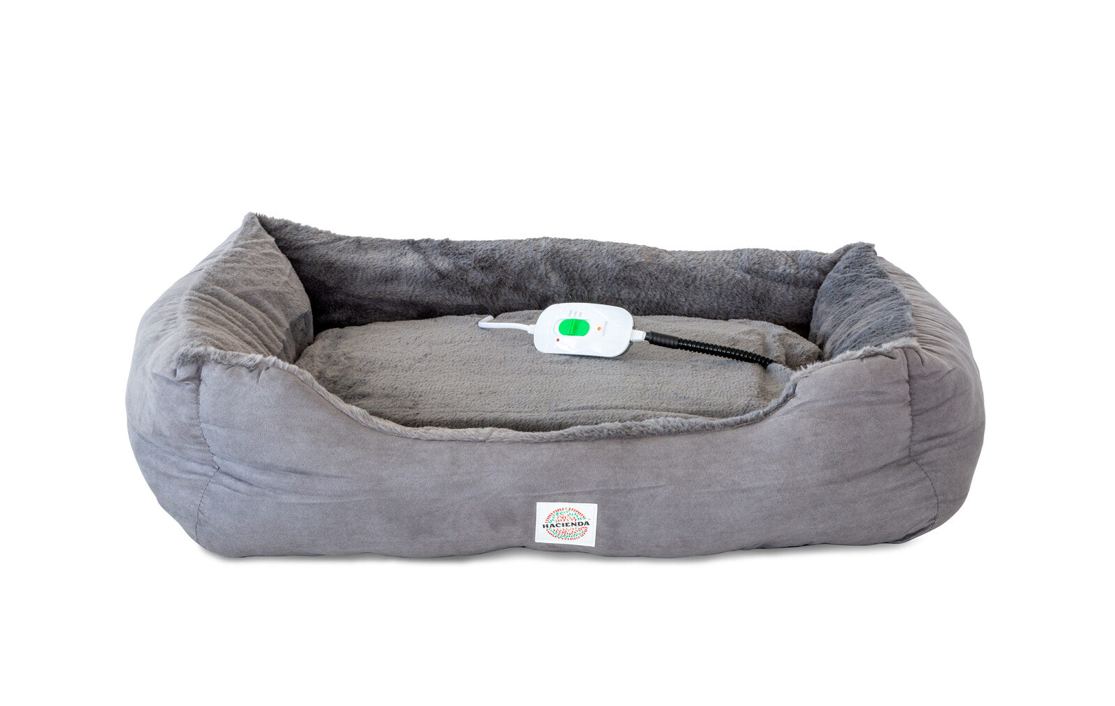 Blankets & Throws: Easy to Clean Electric Heated Rabbit Faux Fur Covering Pet Bed - Small