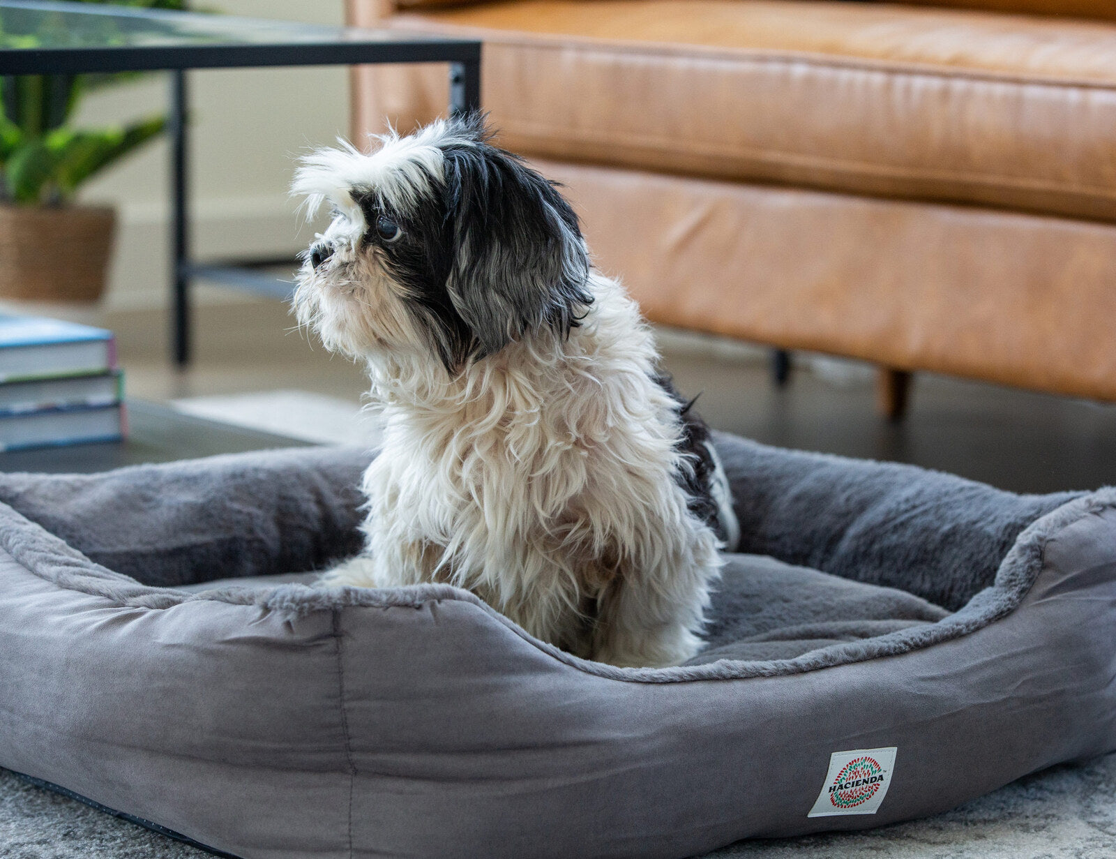 Blankets & Throws: Easy to Clean Electric Heated Rabbit Faux Fur Covering Pet Bed - Small