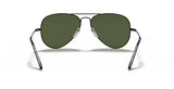 Men's Accessories: Aviator Metal II in Black and Green Sunglasses