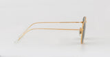 Men's Accessories: Frank Vintage Frame Square Sunglasses (Gold/Green)