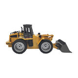 Activity Toys: Remote Control Model Bulldozer Truck (Yellow), Driving Cab and Scoop