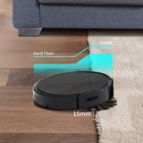 Vacuums: 4400mAh Robot Vacuum & Mop with Anti-collision and Anti-fall Sensor