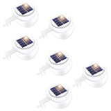 Outdoor Lights: Solar Multipurpose Light (6-Piece, White) w/ Screw & Mount, Energy-Saving