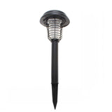 Night Lights & Ambient Lighting: Wireless Solar-Powered Mosquito Killer Lamp (Black)