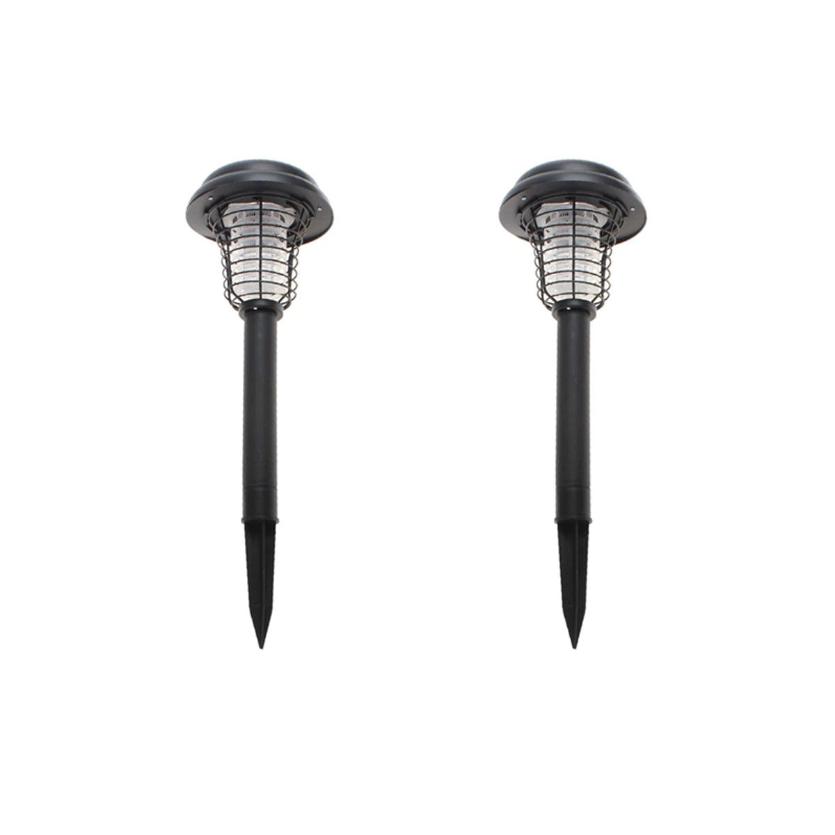 Table Lamps: Lenoxx Wireless Solar-Powered Mosquito Killer Lamp (2-Piece, Black)