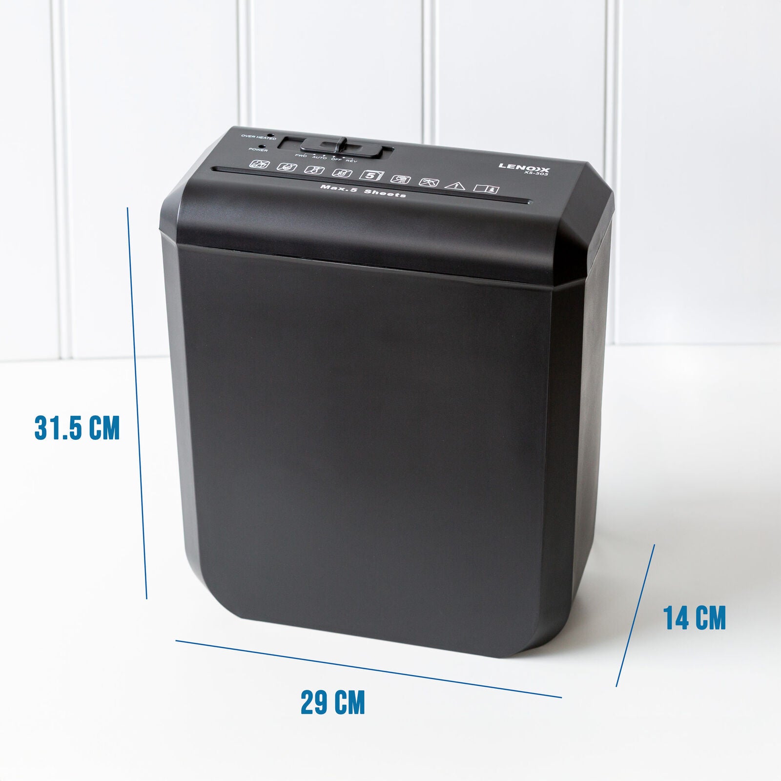 Paper Products: Home & Office Shredder, 5 x A4 At Once, Auto Start/Stop Function
