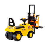 Ride On Cars: Kids Manual Forklift Ride-On with Working Mast Lift and Pallet