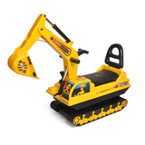 Ride On Cars: Ride-on Children's Excavator w/ Sturdy Track and Dual Operation Levers to Scoop