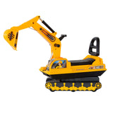 Ride On Cars: Ride-on Children's Excavator w/ Sturdy Track and Dual Operation Levers to Scoop