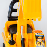 Ride On Cars: Ride-on Children's Excavator w/ Sturdy Track and Dual Operation Levers to Scoop