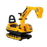 Ride On Cars: Ride-on Children's Excavator w/ Sturdy Track and Dual Operation Levers to Scoop