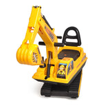 Ride On Cars: Ride-on Children's Excavator w/ Sturdy Track and Dual Operation Levers to Scoop
