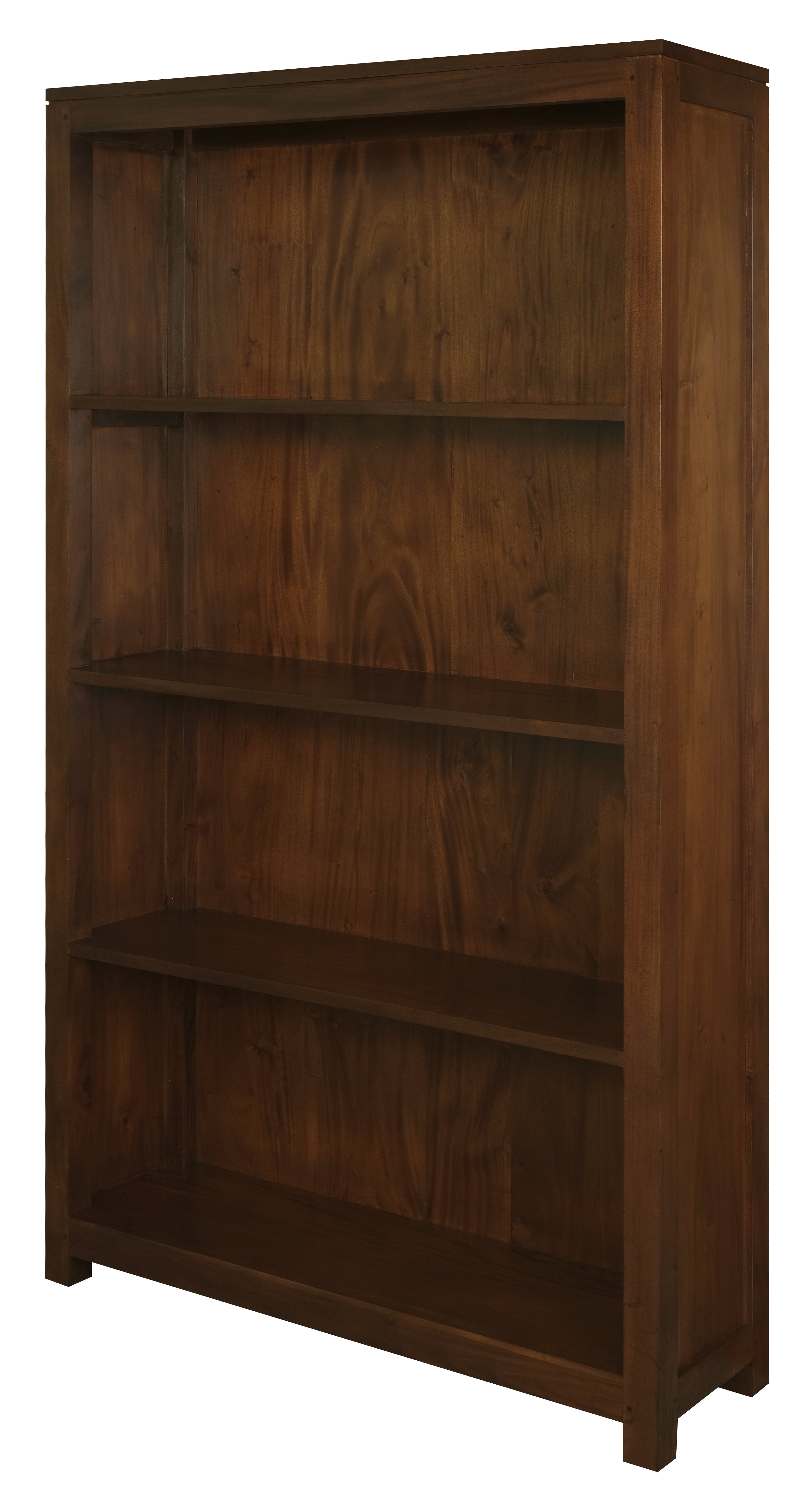 Bookcases & Shelves: Amsterdam Bookcase Wide (Mahogany)