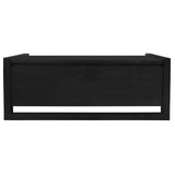 Dressing Vanity & Dressing Tables: Jasper Blanket Box/Storage Bench (Black)