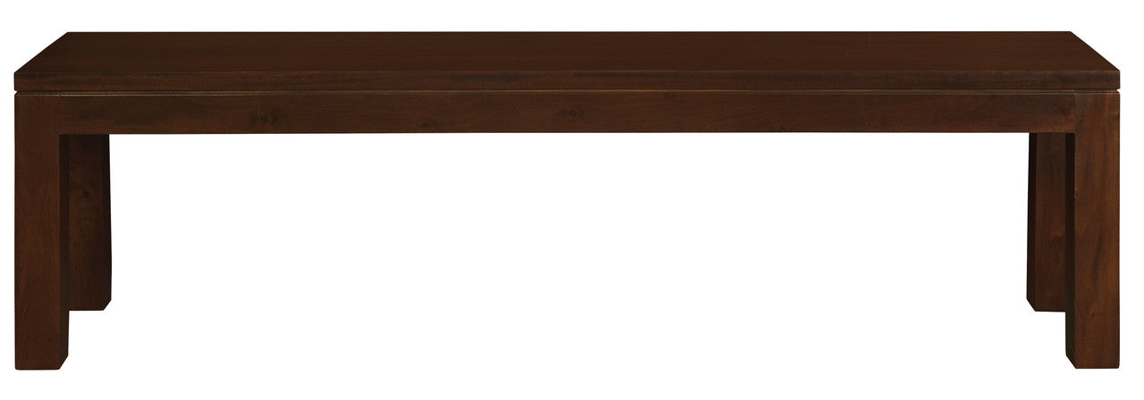 Dining Set: Tilda Solid Mahogany Timber Bench (Mahogany)
