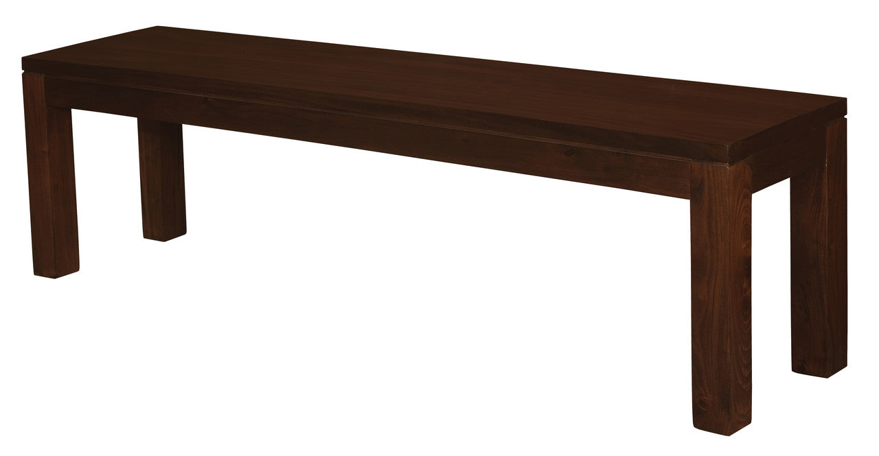 Dining Set: Tilda Solid Mahogany Timber Bench (Mahogany)
