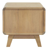 Providence 2 Drawer Bedside Table (Natural)