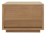 Bedside Tables: Oscar 1 Drawer Low Bedside Table (Natural)