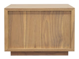 Bedside Tables: Oscar 1 Drawer Low Bedside Table (Natural)
