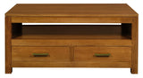 Coffee Tables: Paris 4 Drawer Coffee Table (Light Pecan)