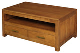 Coffee Tables: Paris 4 Drawer Coffee Table (Light Pecan)