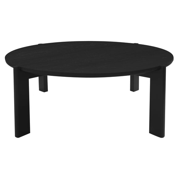 Adelle Round Coffee Table (Black)