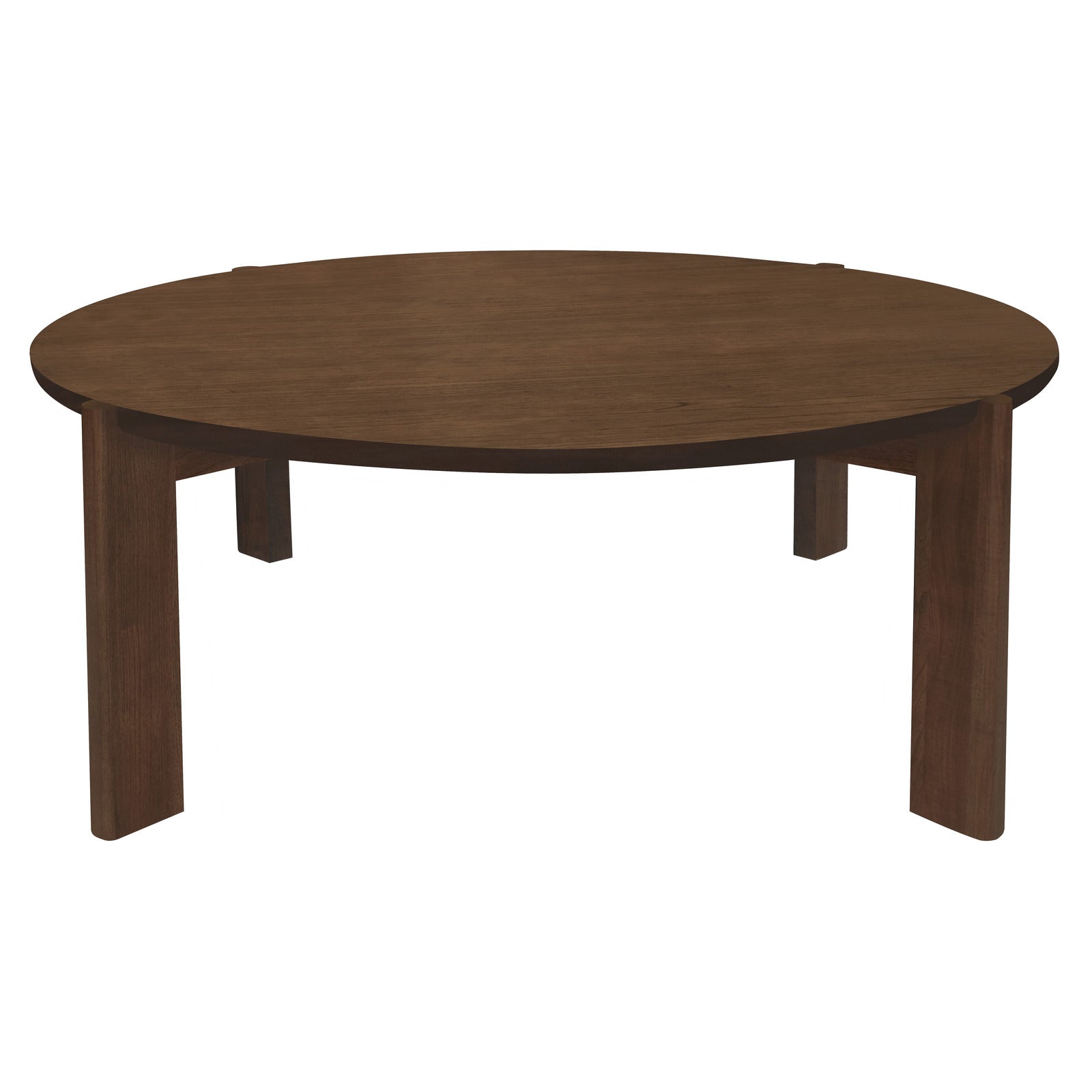 Coffee Tables: Adelle Round Coffee Table (Walnut)