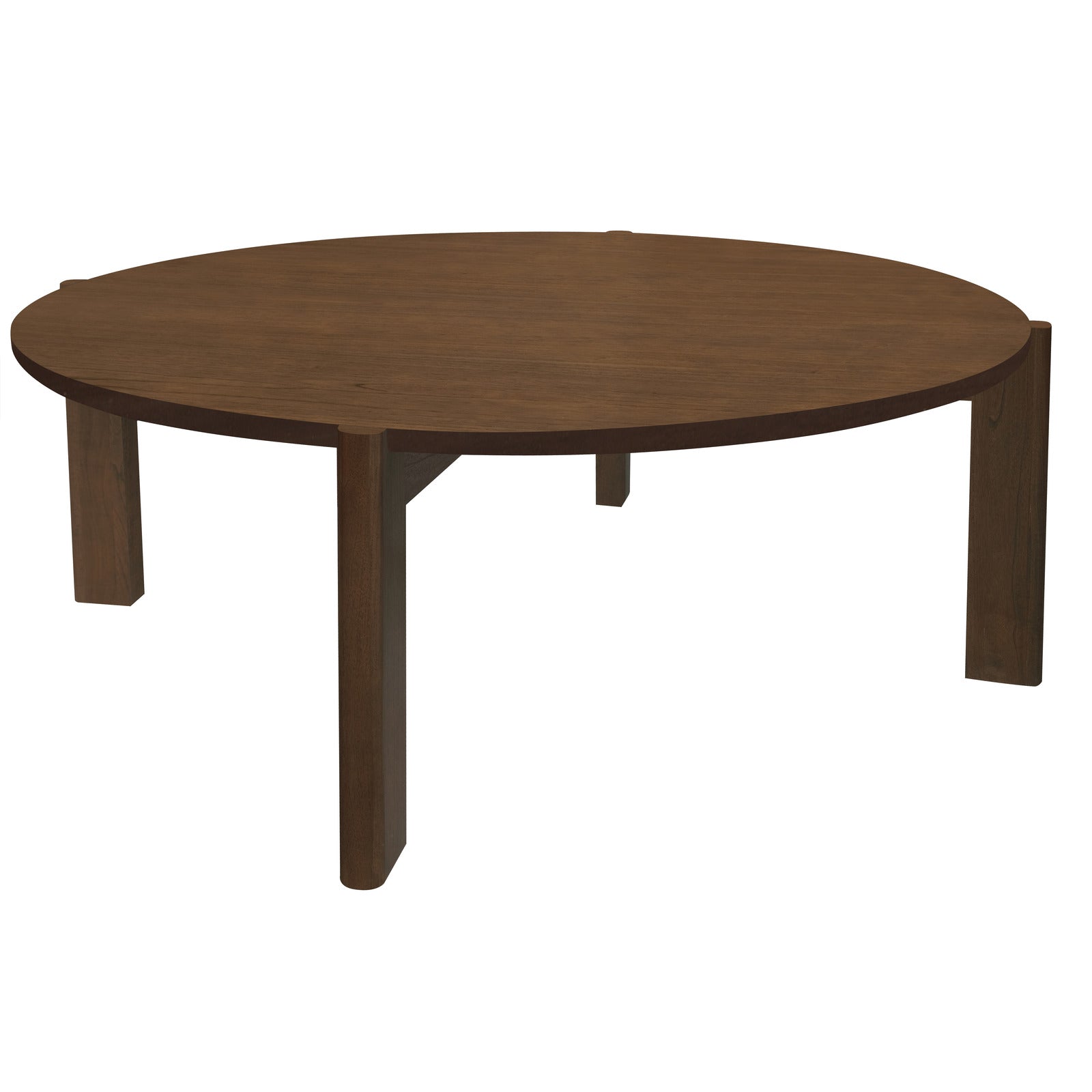 Coffee Tables: Adelle Round Coffee Table (Walnut)