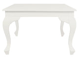 Queen Anne Coffee Table 120 x 70 cm - White