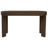 Desks: Brentwood 2 Drawer Oval Desk (Walnut)