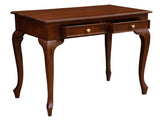 Queen Anne 2 Drawer Desk (Mahogany)