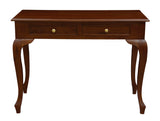 Queen Anne 2 Drawer Desk (Mahogany)