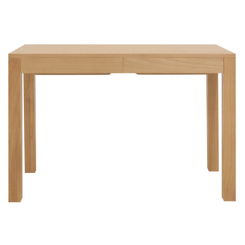 Desks: Amsterdam 2 Drawer Solid Mindi Wood Sofa Table (Natural)