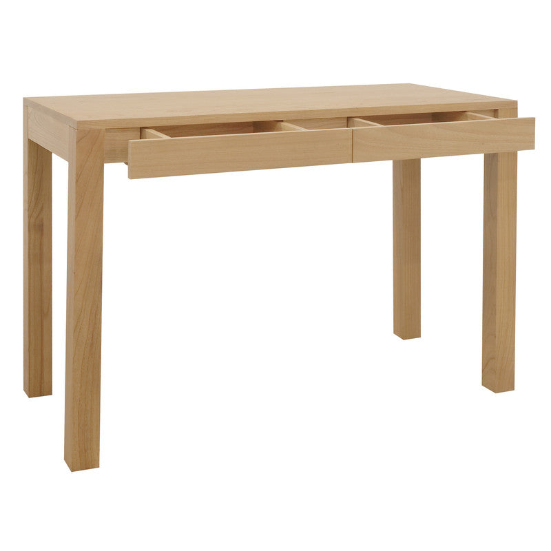 Desks: Amsterdam 2 Drawer Solid Mindi Wood Sofa Table (Natural)