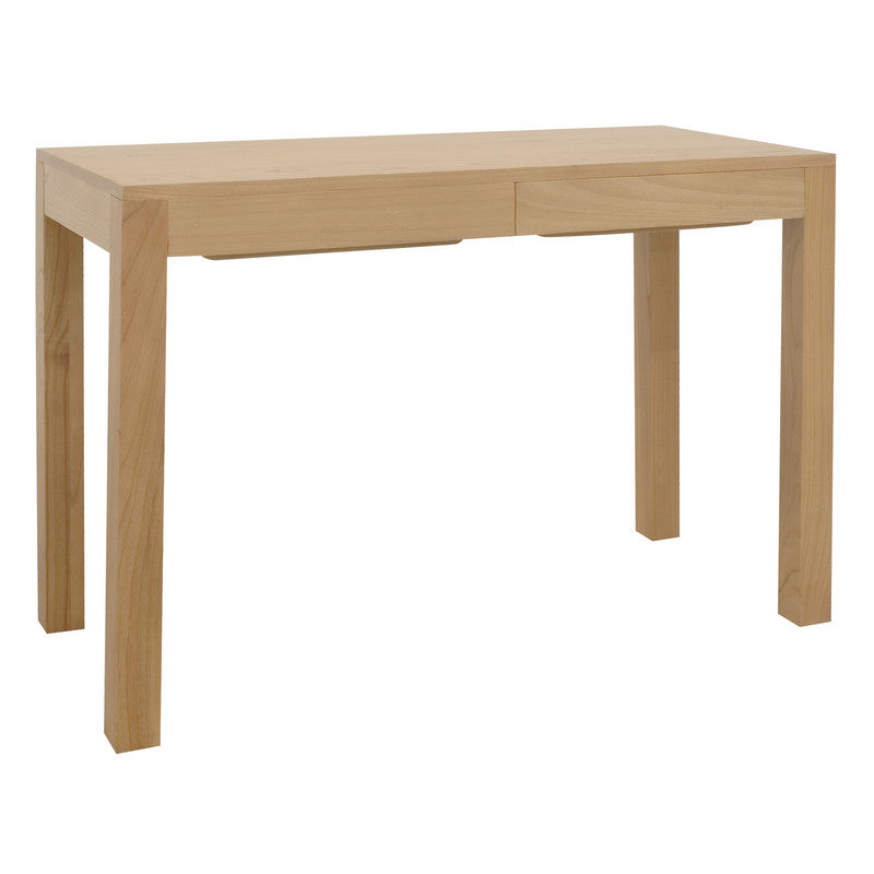 Desks: Amsterdam 2 Drawer Solid Mindi Wood Sofa Table (Natural)