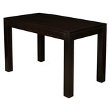 Dining Tables: Amsterdam Solid Mahogany Timber Dining Table 120 x 70 cm (Chocolate)